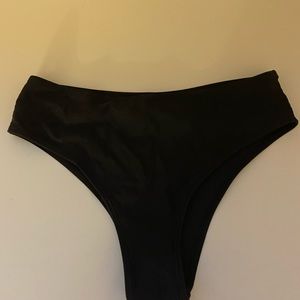 Black high waist swimsuit bottoms